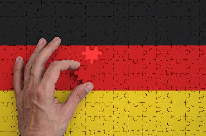 Puzzle flagi niemieckiej